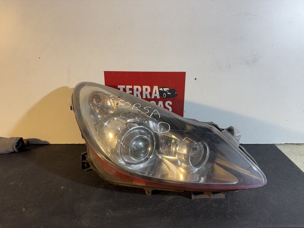 Farol Frontal Opel Corsa D Direito 13186386