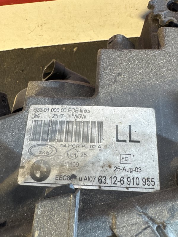 Farol Frontal BMW E46 Esquerda 6312-6910955