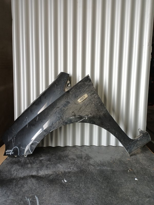 Guarda Lamas Fiat Grande Punto ESQUERDO Preto