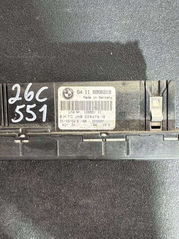 climatronic BMW E46 64116956319