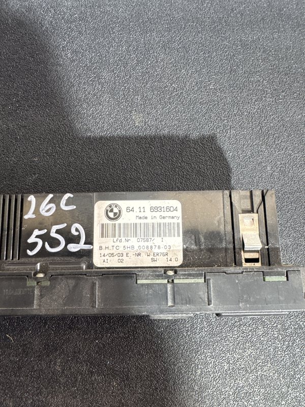 climatronic BMW E46 64116931604