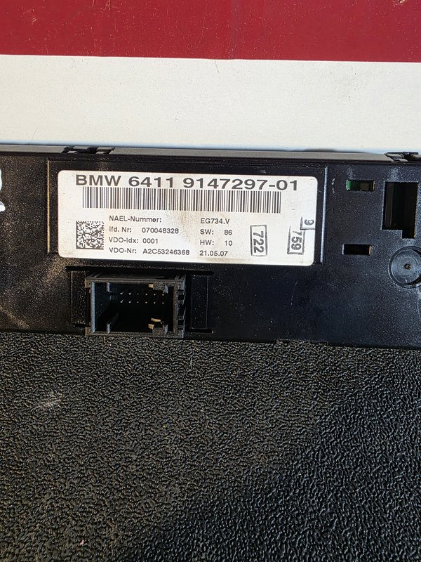Climatronic BMW E87 E90 64119147297-01