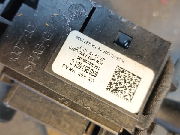 Comutador Manetes Piscas Escovas Grupo VAG 6R0953521C