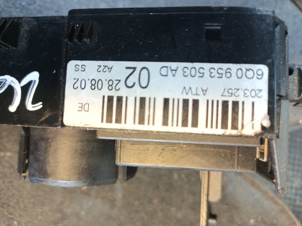 Comutador Manetes Piscas Escovas Grupo VAG 6Q0953503AD
