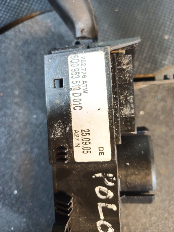Comutador Manetes Piscas Escovas Grupo VAG 6Q0953503D