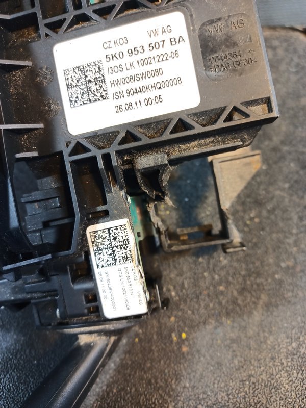 Comutador Manetes Piscas Escovas Grupo VAG 5K0953507BA