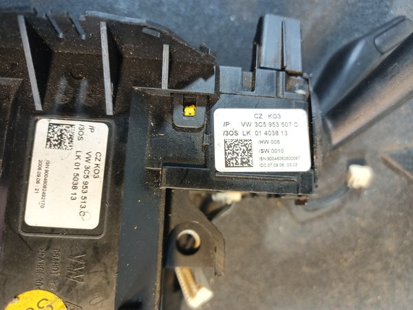 Comutador Manetes Piscas Escovas Grupo VAG 3C5953513C