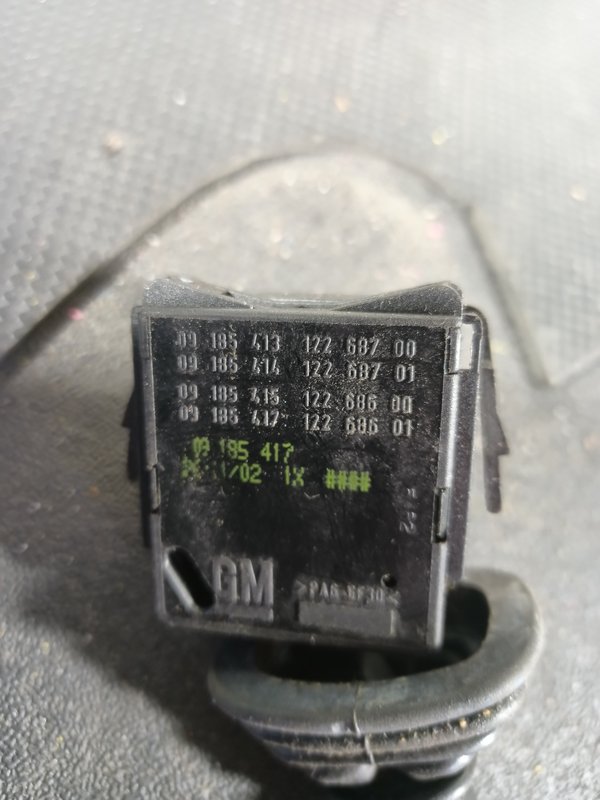 Comutador Manetes Piscas Escovas OPEL CORSA C 09185413
