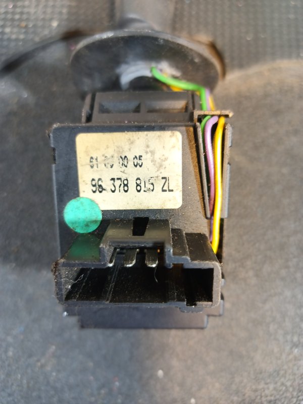 Comutador Manetes Piscas Escovas PEUGEOT 607 96378815ZL