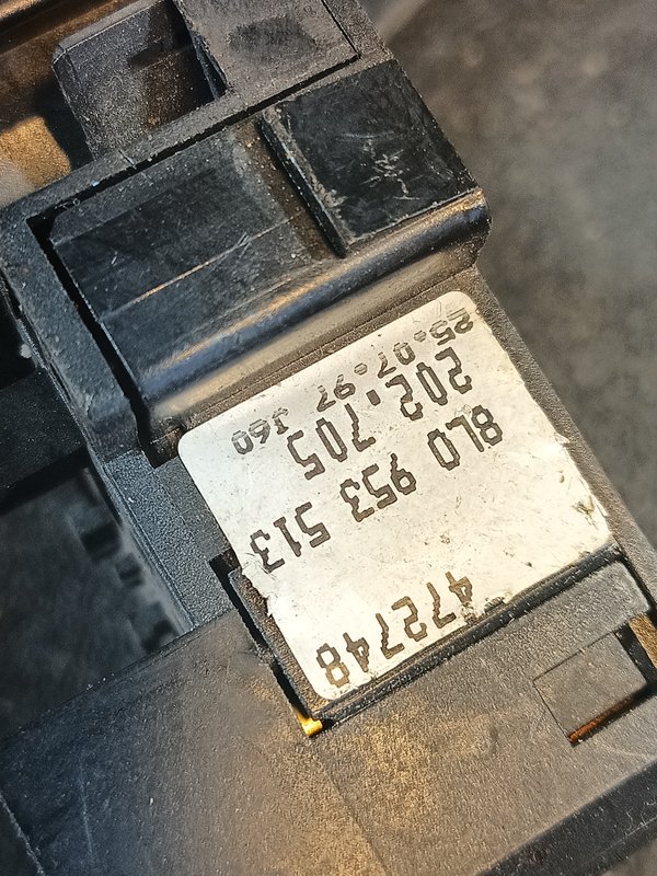 Comutador Manetes Piscas Escovas Grupo VAG 8L0953513