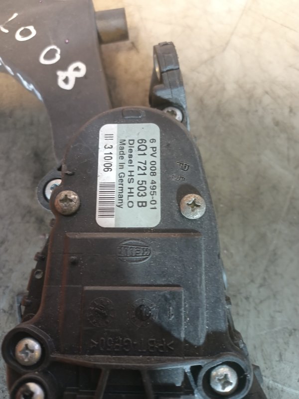 Pedal Acelerador VW Audi Seat Skoda 6Q1721503B