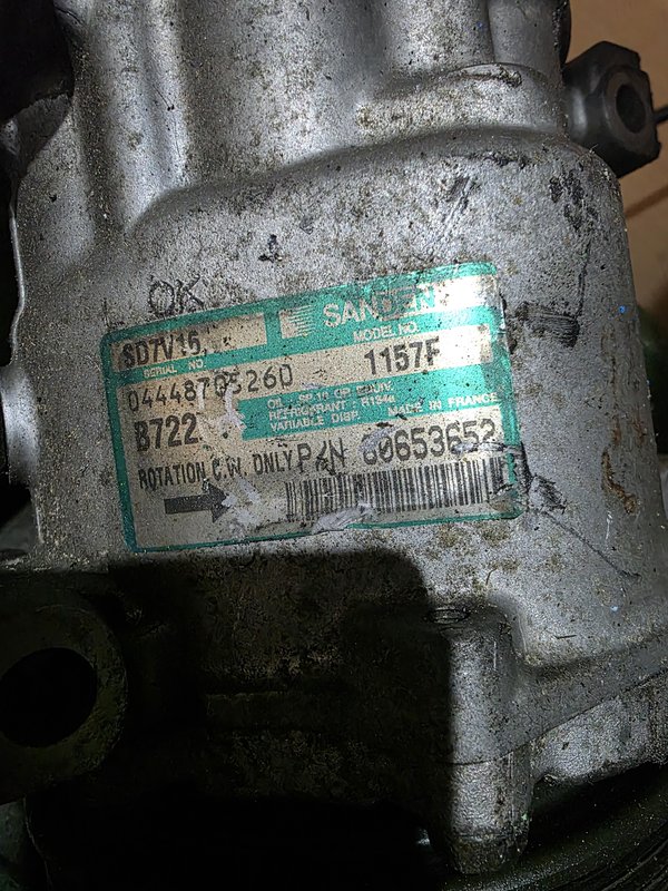 Compressor AC Fiat 1.6 Twin Spark 60653652