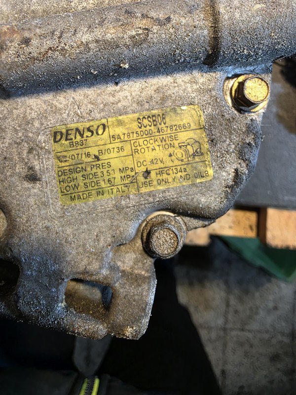 Compressor AC Fiat 1.2 16V 5A7875000