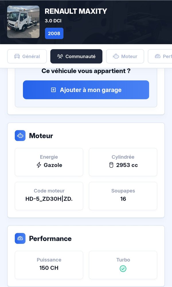 Motor Nissan Cabstar / Renault Maxity 3.0 DCI ZD30