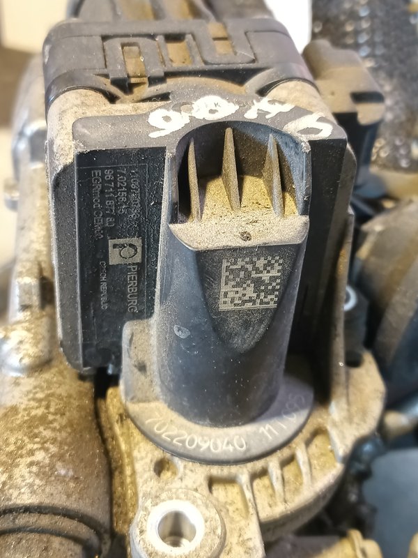 Valvula EGR PSA 1.6 HDI 9671187780