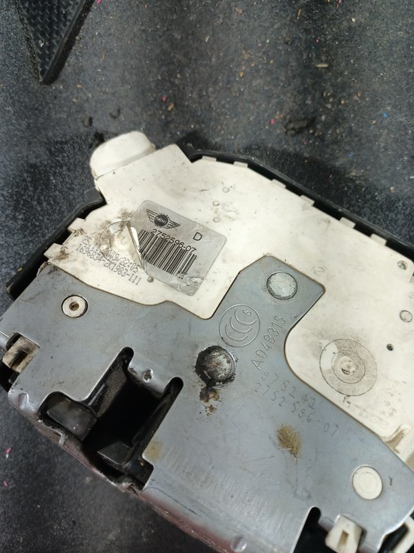 Fecho Porta MINI R56 FRENTE DIR 2752596-07