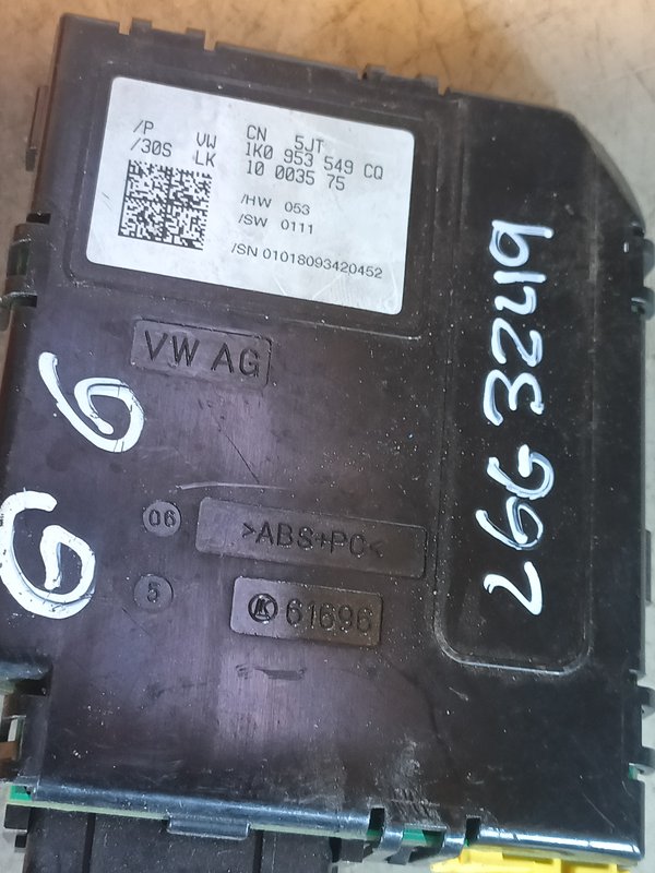 Sensor de Angulo de Viragem Grupo VAG 1K0953549CQ