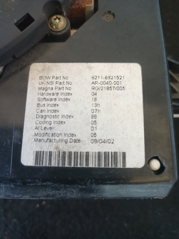 Display Radio Grupo BMW MINI 65906917266