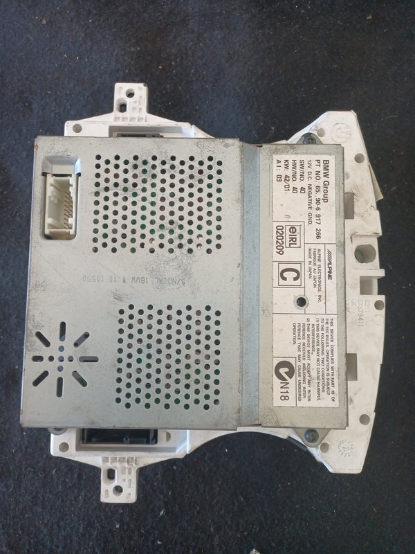 Display Radio Grupo BMW MINI 65906917266