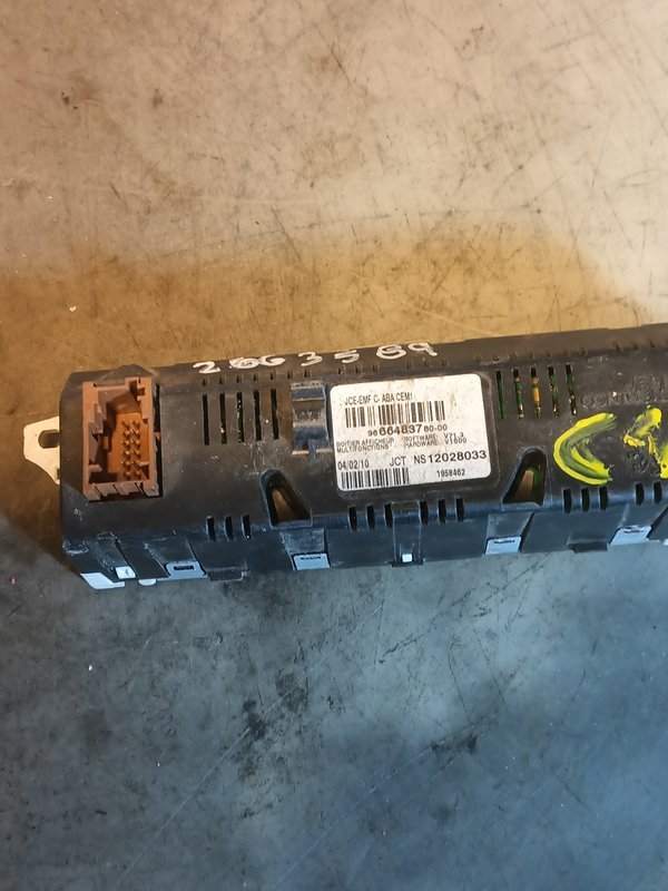 Display Radio Grupo PSA 96664837