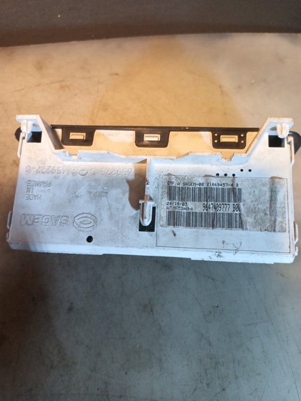 Display Radio PEUGEOT 206 964709777