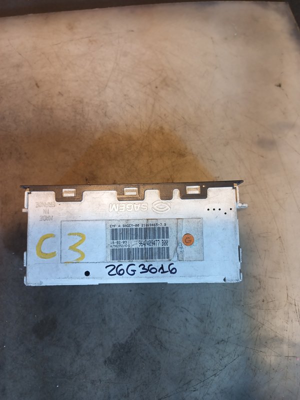 Display Radio CITROEN 9647409477
