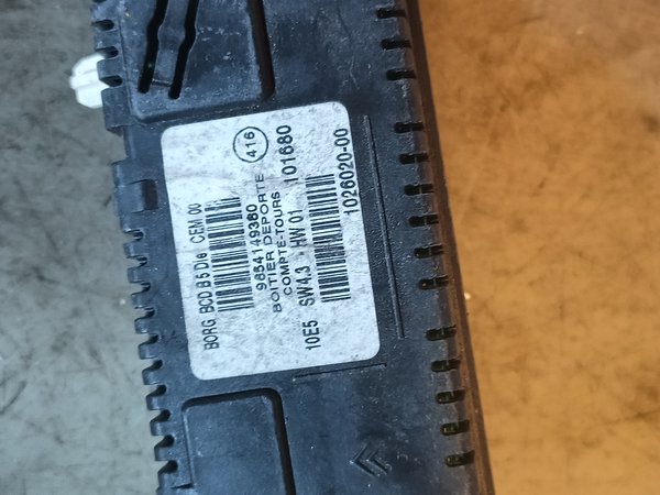 Display Radio CITROEN 9654149380
