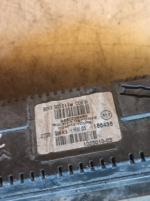 Display Radio CITROEN 9662225980