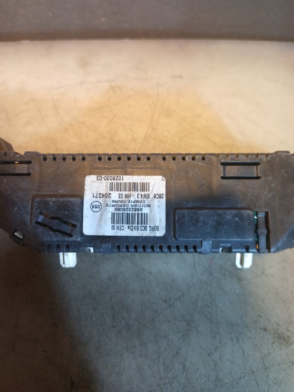 Display Radio CITROEN 9662226080
