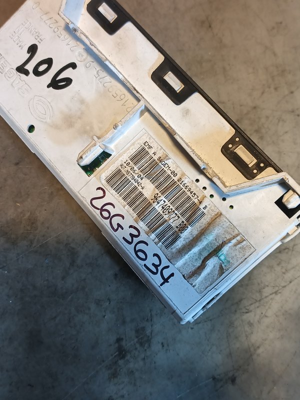 Display Radio PEUGEOT 9647409777