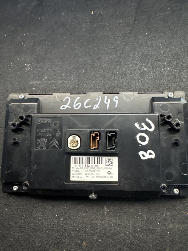 Ecra Multifuncoes Peugeot 308 9811486280