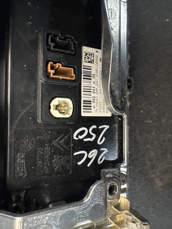 Ecra Multifuncoes Peugeot 308 9808284180