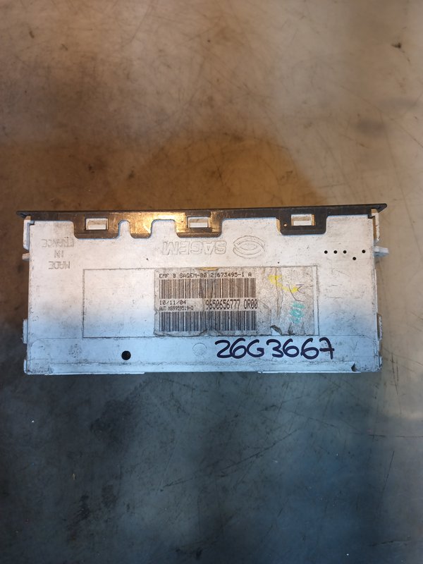 Display Radio CITROEN 9650656777