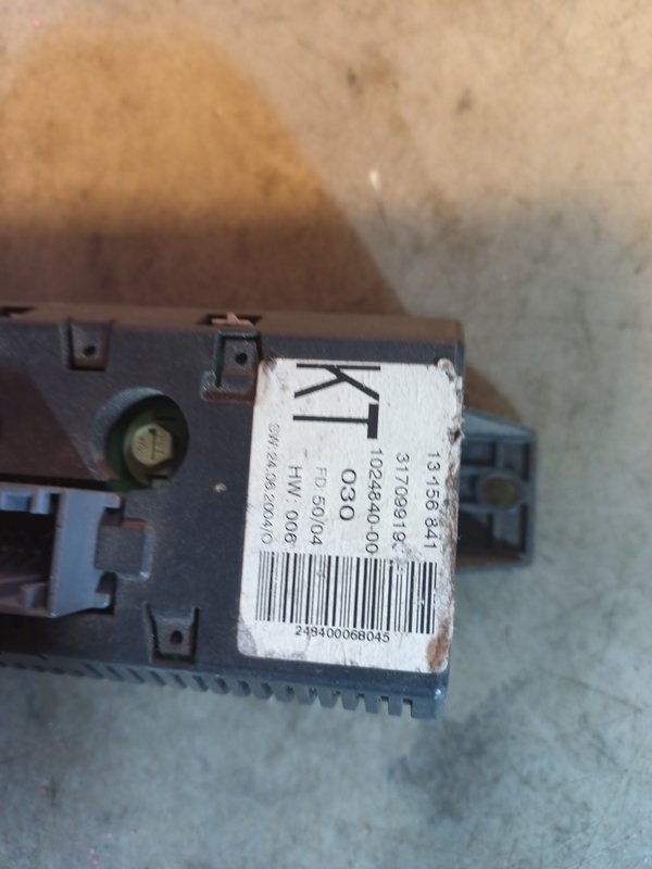 Display Radio OPEL 13156841 KT