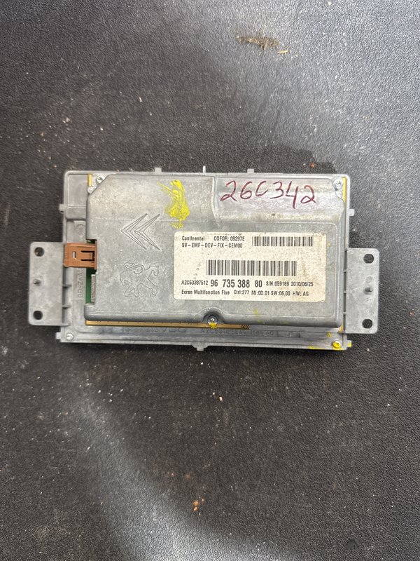 Ecra Multifuncoes Peugeot 208 I 9673538880