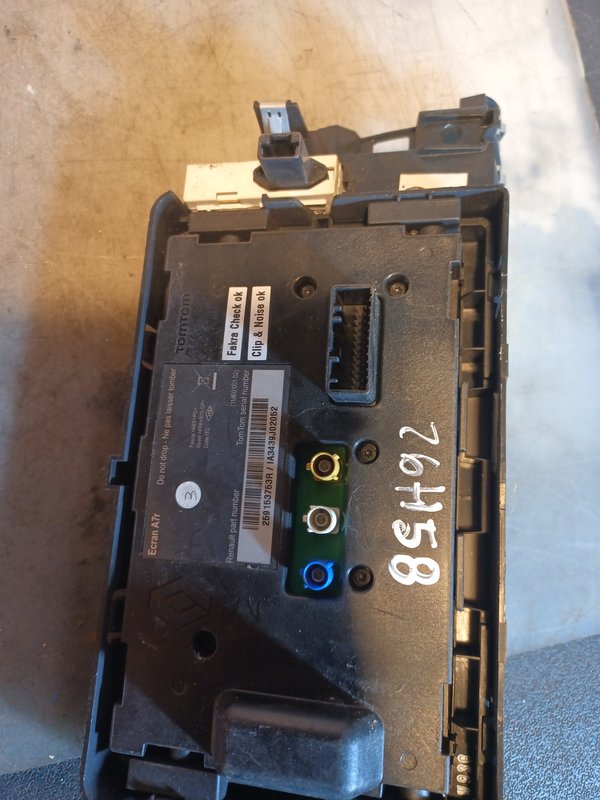 Display Radio RENAULT 259153753R