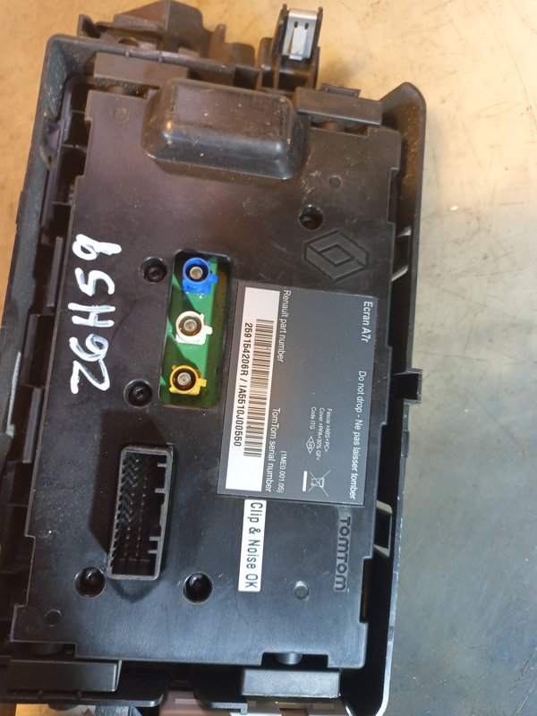 Display Radio RENAULT 259154206R