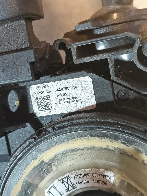 Fita Airbags Citroen C3 II 96667324XT