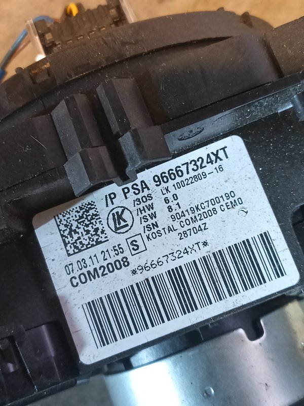 Fita Airbags Citroen C3 II 96667324XT
