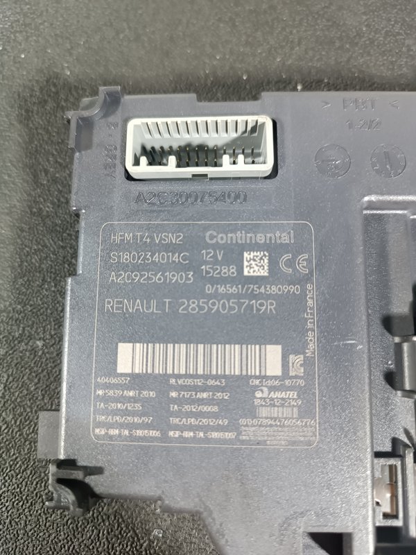 Modulo Eletronico Interior Clio IV 285905719R