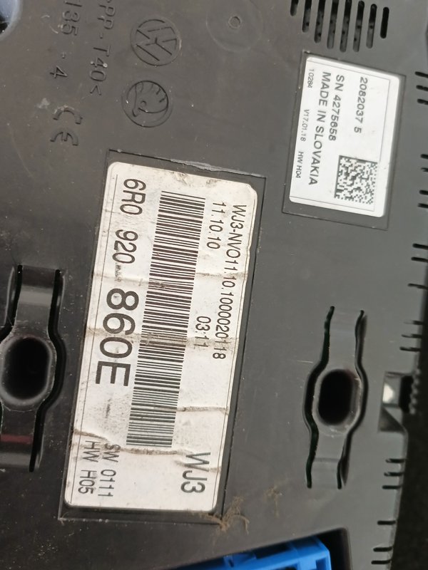 Quadrante VW POLO 6R0920860E
