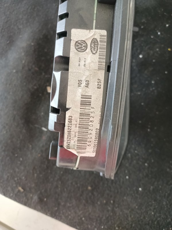 Quadrante VW POLO 6Q0920825F