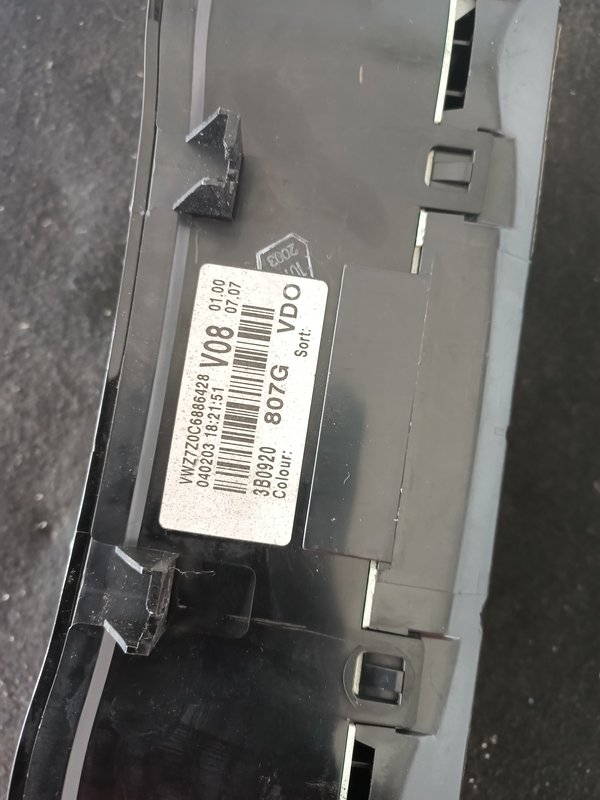 Quadrante VW PASSAT 3B0920807G