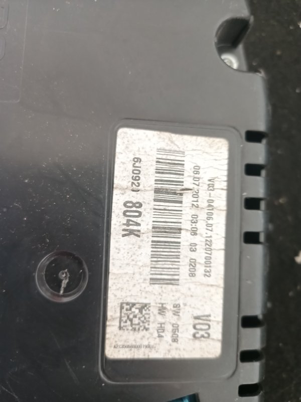 Quadrante SEAT IBIZA 6J0920804K