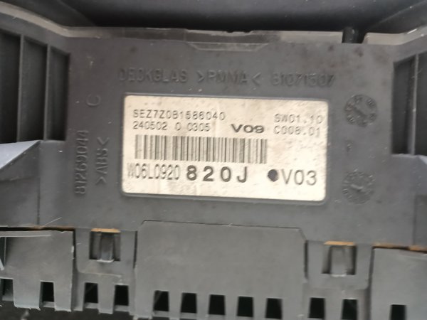 Quadrante SEAT IBIZA W06L0920820J