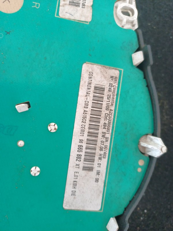Quadrante CITROEN C3 96665882XT