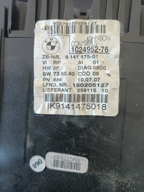 Quadrante Grupo BMW SERIE 1 IK9141475018