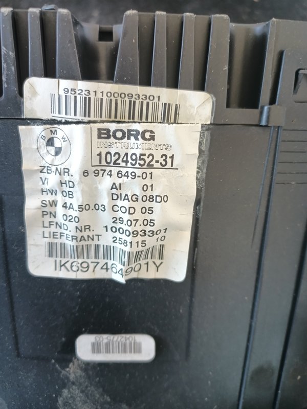 Quadrante Grupo BMW SERIE 1 IK697464901Y
