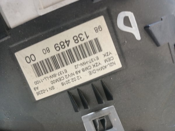 Quadrante PEUGEOT 208 981384898000