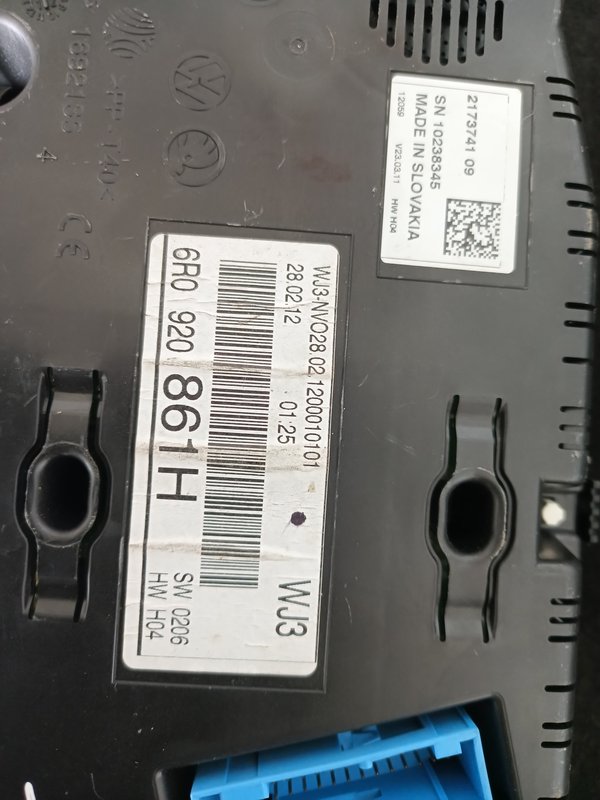Quadrante VW POLO V 6R0920861H